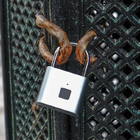 Outdoor Gate Smart Fingerabdruck Vorhängeschloss Schlüsselloses biometrisches Vorhängeschloss Wasserdicht