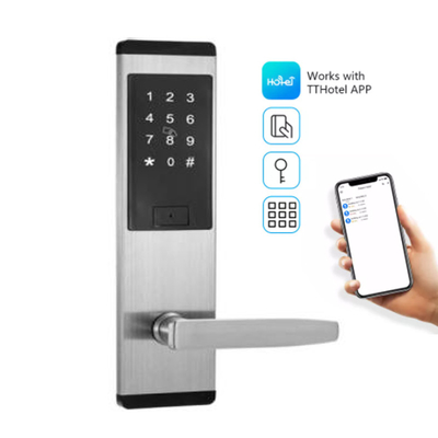 Schwarze Farbe Edelstahl Smart Keypad Türschloss mit TTlock Smart App