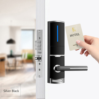 310*72mm Zinklegierung Hotellelektronische Smart-Türschlösser mit RFID-Karte und mechanischem Schlüssel