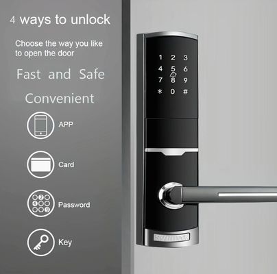 4 in 1 Schlüssellose Eingabe Passwort Wohnung Smart Door Lock mit 4pcs AA Batterie