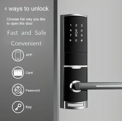 4 in 1 Schlüssellose Eingabe Passwort Wohnung Smart Door Lock mit 4pcs AA Batterie