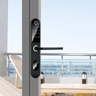 Intelligenter Fingerabdruck-biometrische intelligente Türschloss-Aluminiumlegierung für 30 - 45mm die Tür