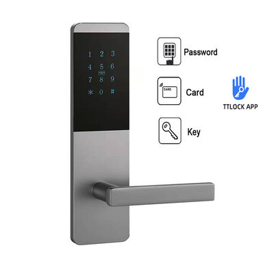 WiFi Digitales intelligentes Türschloss mit Passwort-Code-Karte Tuya TTlock App Keyless Smart Locks