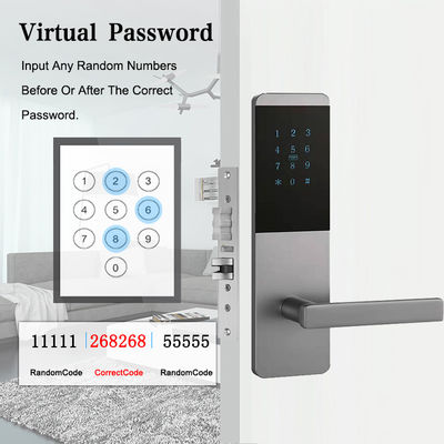 4 in 1 Aluminium-Legierung Wohnung Smart TTlock Türschloss mit Touch Keypad