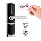 Schwarze Zinklegierung Hotel Smart Key Card Türschlösser mit kostenloser PC-Software