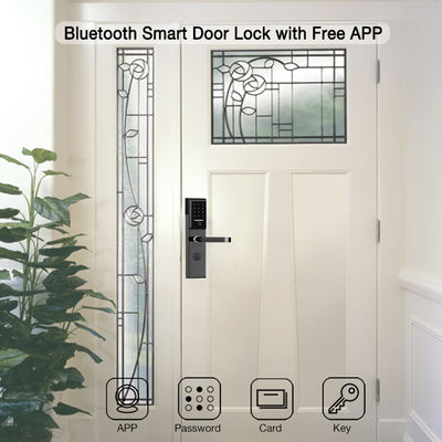 Edelstahl 6068 Mortise TTlock App-gesteuertes Türschloss mit Smart Keypad