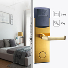 FCC-Hotel-Schlüsselkarte schließen Antirost-goldene Farbe 285×77mm Raum-SUS304 zu