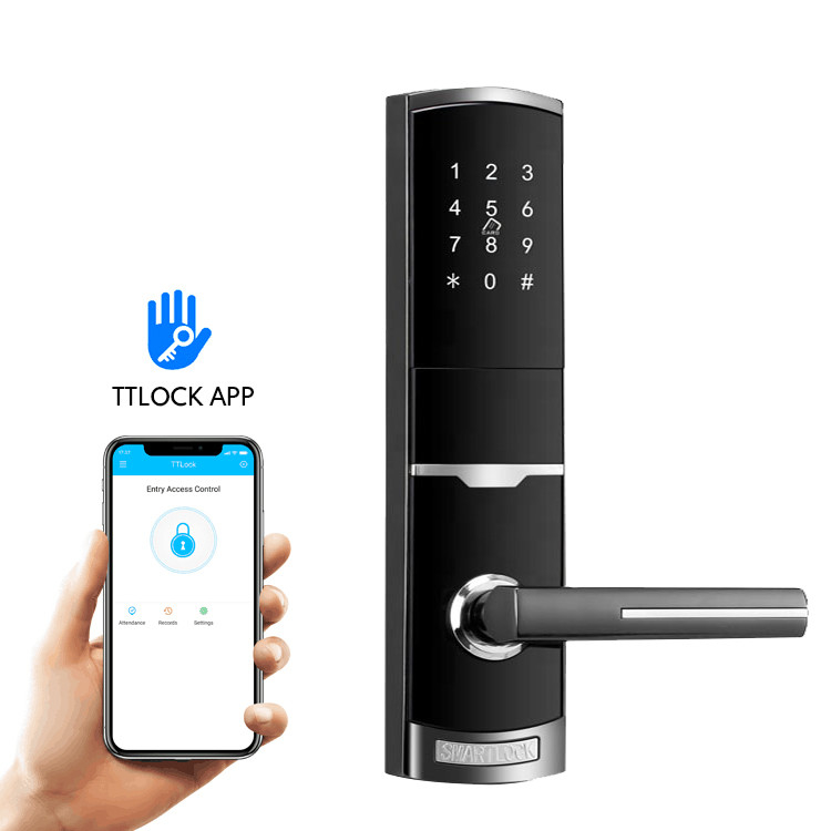 Zinklegierung Passwortschloss Elektronische Smart-Türschlösser mit TTlock Tuya App