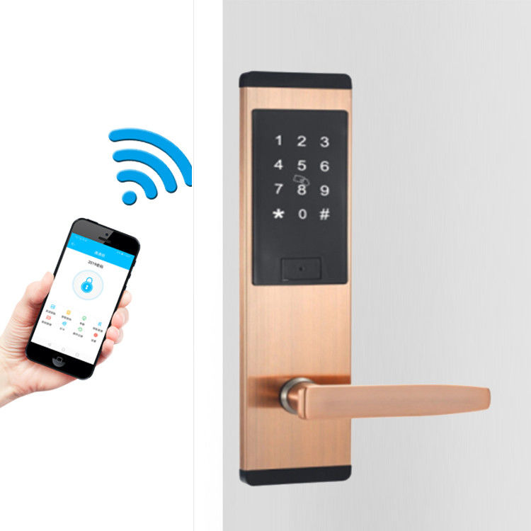 Schwarze Farbe Edelstahl Smart Keypad Türschloss mit TTlock Smart App